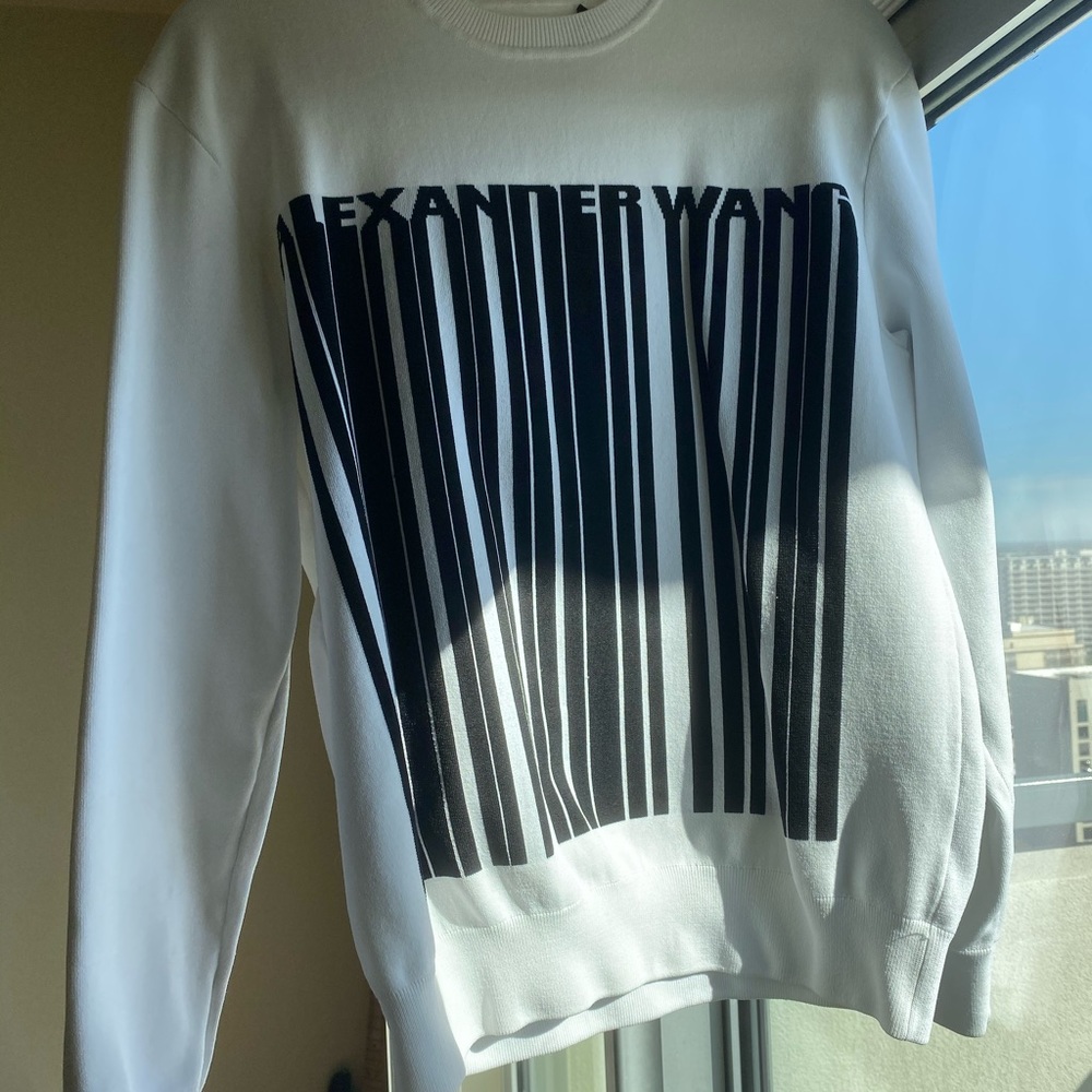Alexander Wang barcode logo pullover - Picture 2 of 2